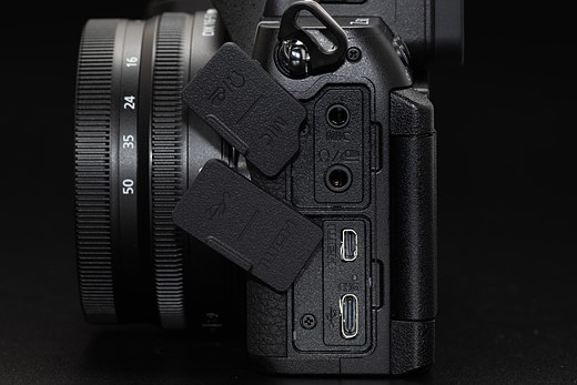 Nikon Z50II mic socket