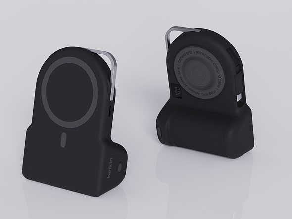 Belkin Stage PowerGrip front and rear view