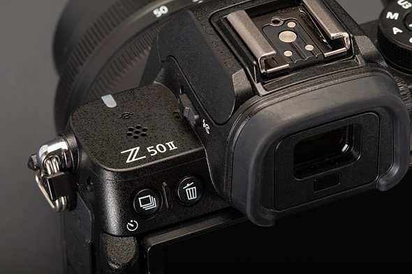 Nikon Z50II logo on corner