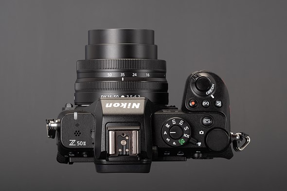 Nikon Z50II top-down view