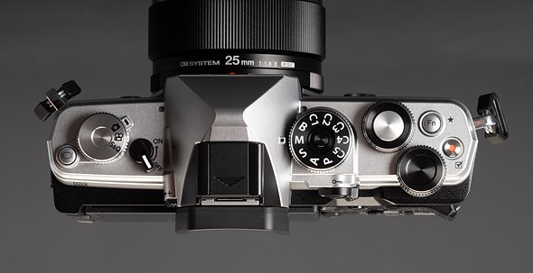 OMSystem OM-3 top-down view