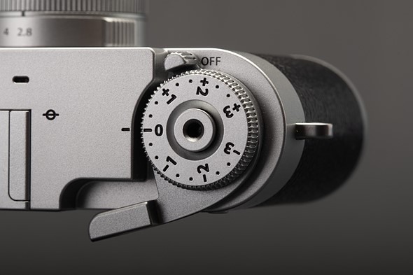 Fujifilm X film advance lever