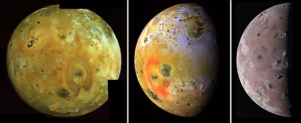 Color image releases of Jupiter’s volcanic moon Io