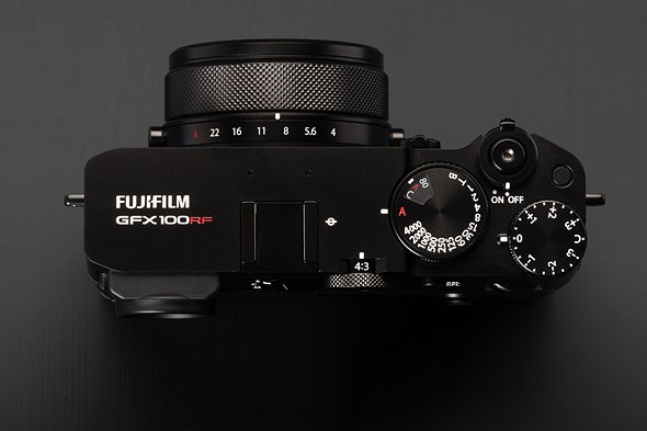Fujifilm GFX100RF top plate