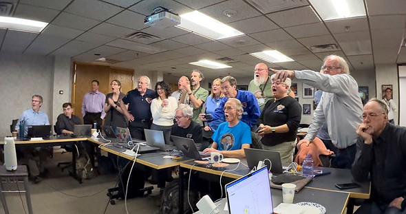 Members of the science team for the Lucy asteroid mission