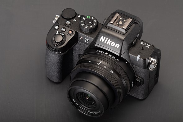 Nikon z50ii three quarters shot
