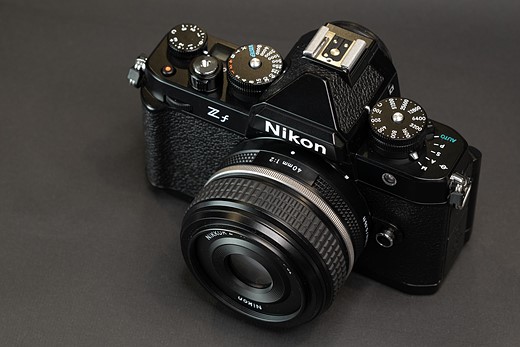 Nikon zf three quarter view