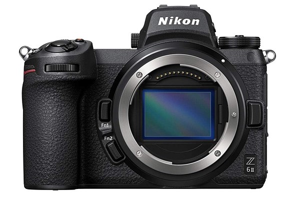 nikon z6ii on white background