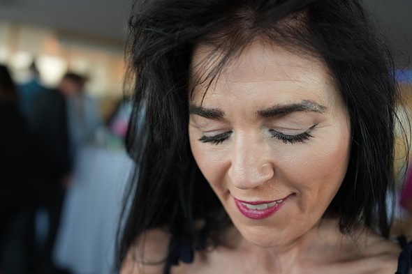 Close-up of a womans face