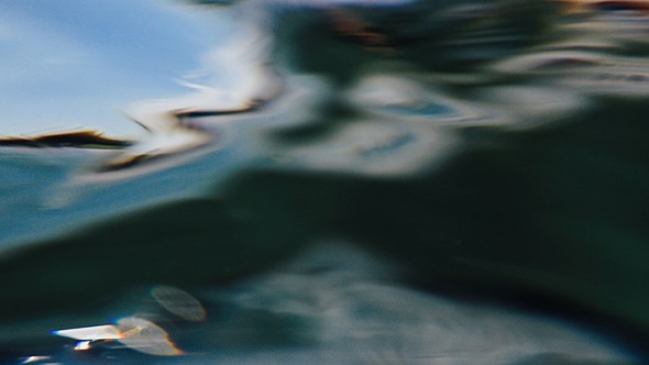 various shades of blue sswirl together