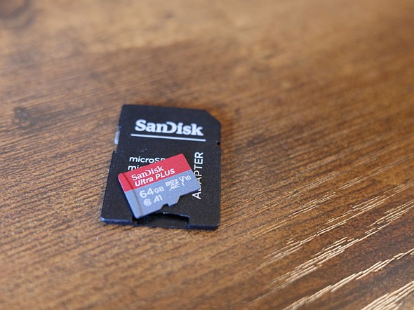 MicroSD Card and adapter