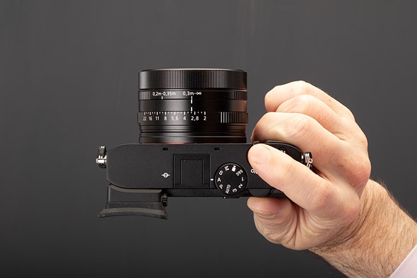 Sony RX1R III in-hand top down