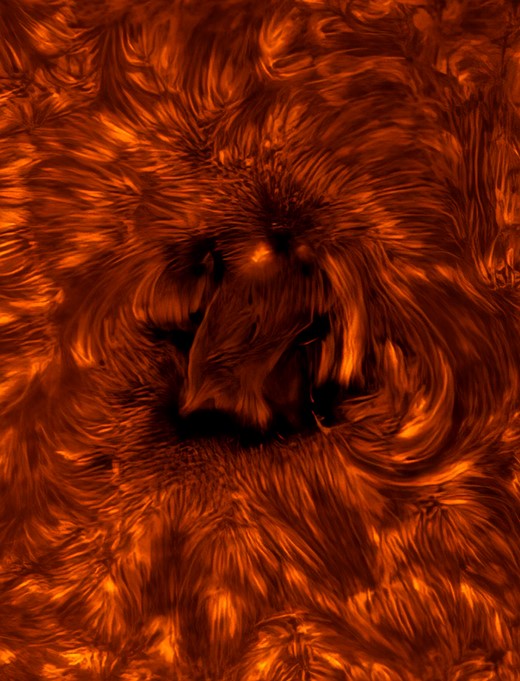 Active Region of the Sun s Chromosphere © James Sinclair