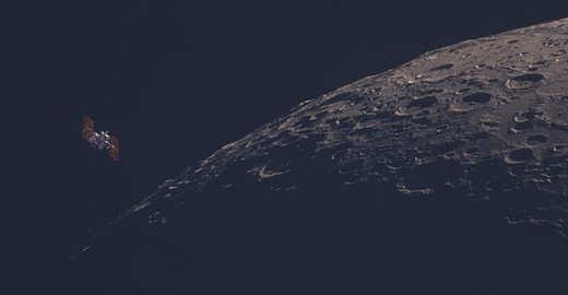 ISS Lunar Flyby © Tom Williams