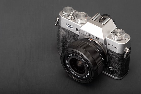 Fujifilm X-T30 III three-quarter view