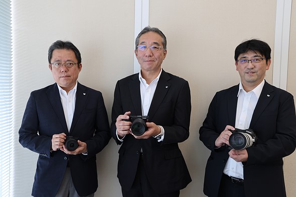 Senior executives with Canon