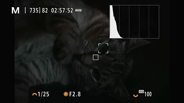 UnderExposed histogram