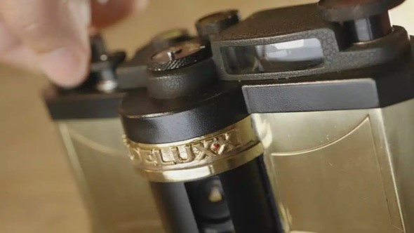 a hand turns a dial on the WideluxX prototype 0001