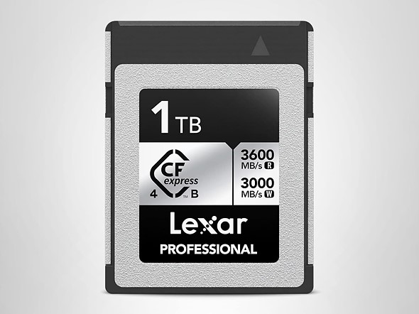 a lexar memory card is on a grey background