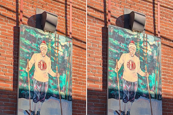 side-by-side-crops-of-photos-from-the-Pixel-9-and-Pixel-10-main-cameras-showing-a-brick-wall-and-painting