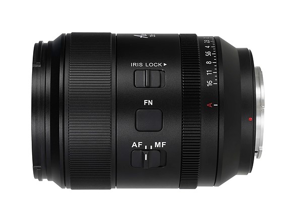 sirui aurora 35mm f1p4 switches and buttons