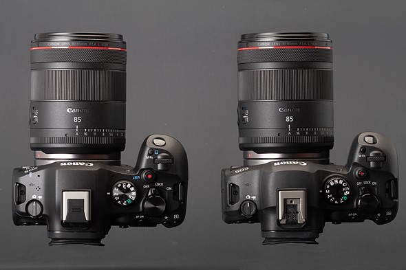 Canon eos r6iii vs ii from top