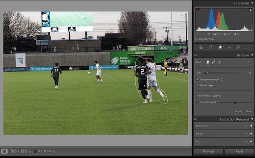 Remove tool selection cropped