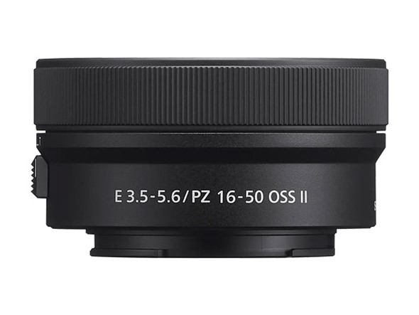 a small sony lens is on a white background