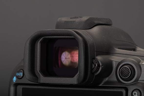 canon eos r5ii viewfinder