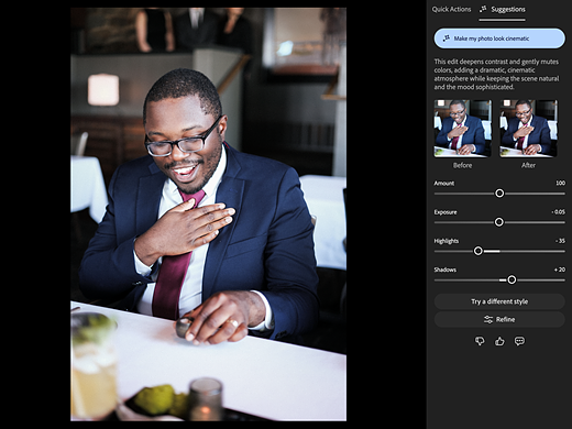 lightroom cinematic results