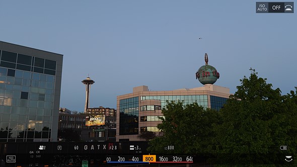 panasonic s1ii ISO display