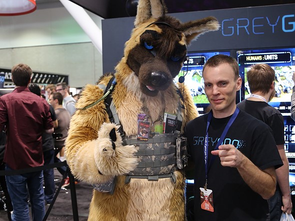 MathewAnderson CallofDuty Costume PAX Event Booth