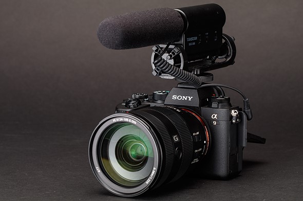 Sony a9 Mark II with mic