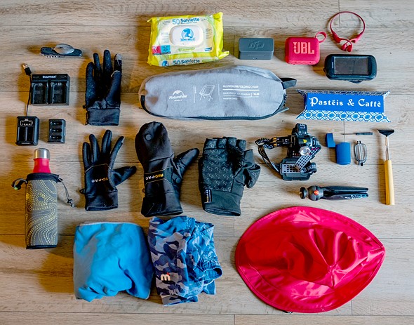 Mario Ciaccia  what I have in the photo bag