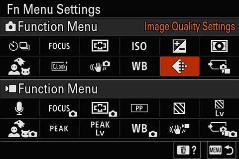 fn menu settings