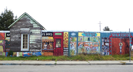 thielges - painted gentrification west oakland california usa