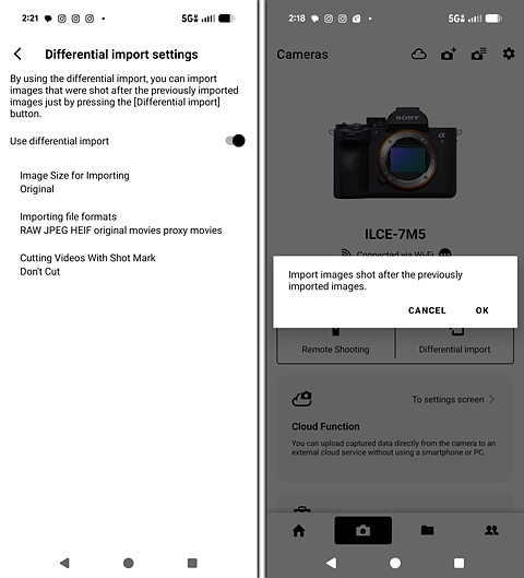 two screenshots of an app on a phone with a white background and black text