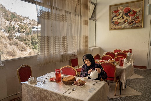 1 Overall Winner Jo Kearney A Woman Eats in the Canteen of the Soviet-era Sanatorium Hi Res