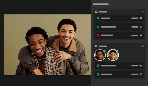 lightroom assisted culling face view